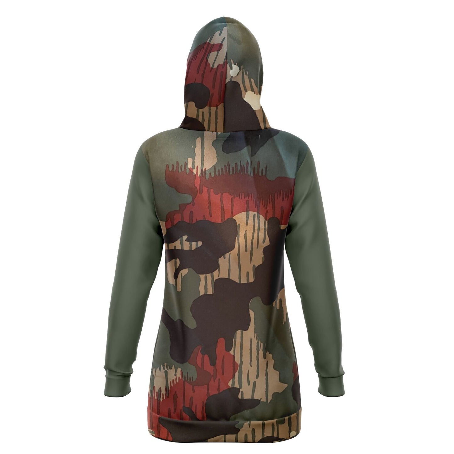 Fashion Longline Hoodie - AOP