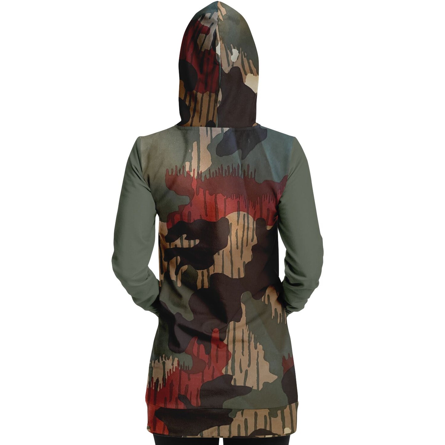 Fashion Longline Hoodie - AOP