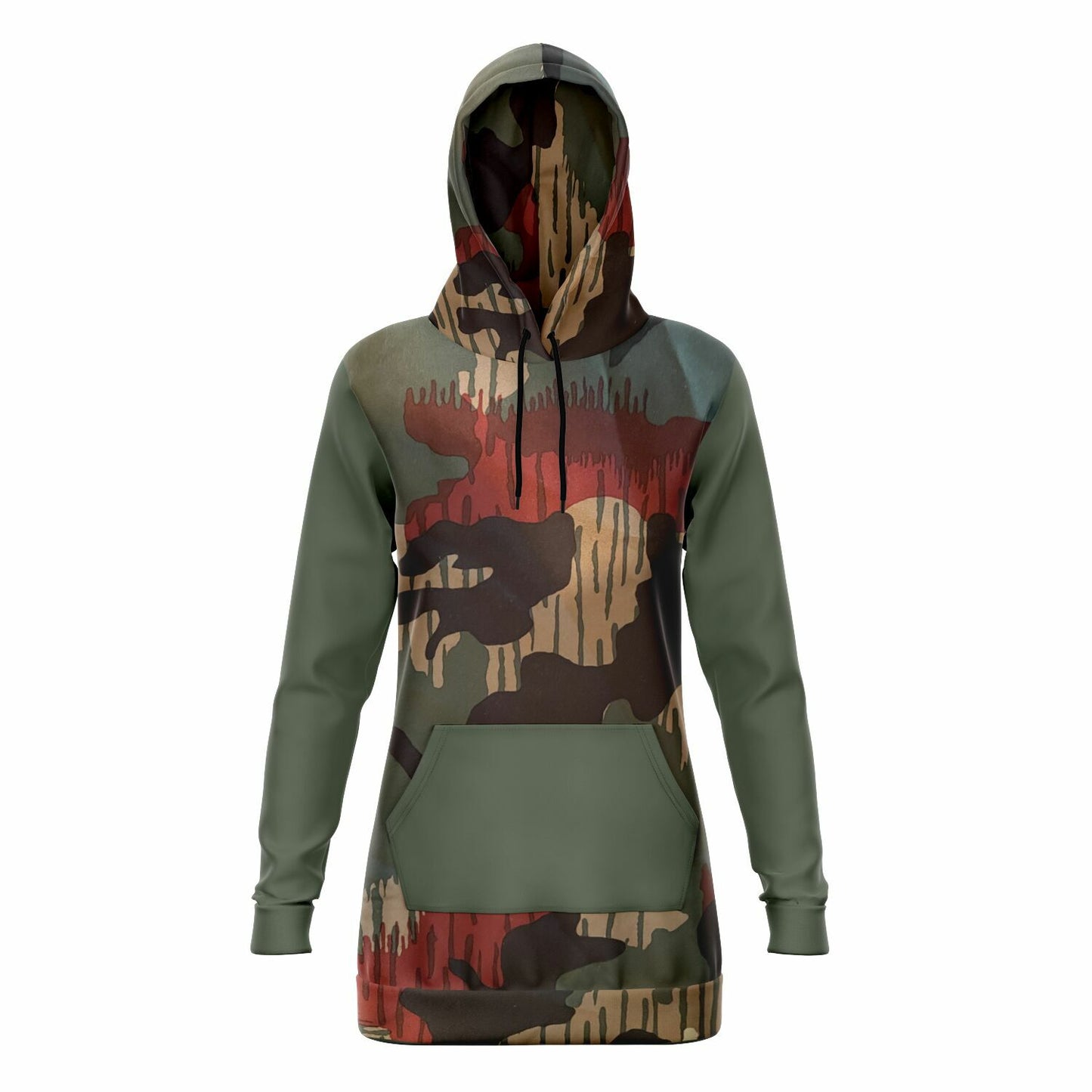 Fashion Longline Hoodie - AOP