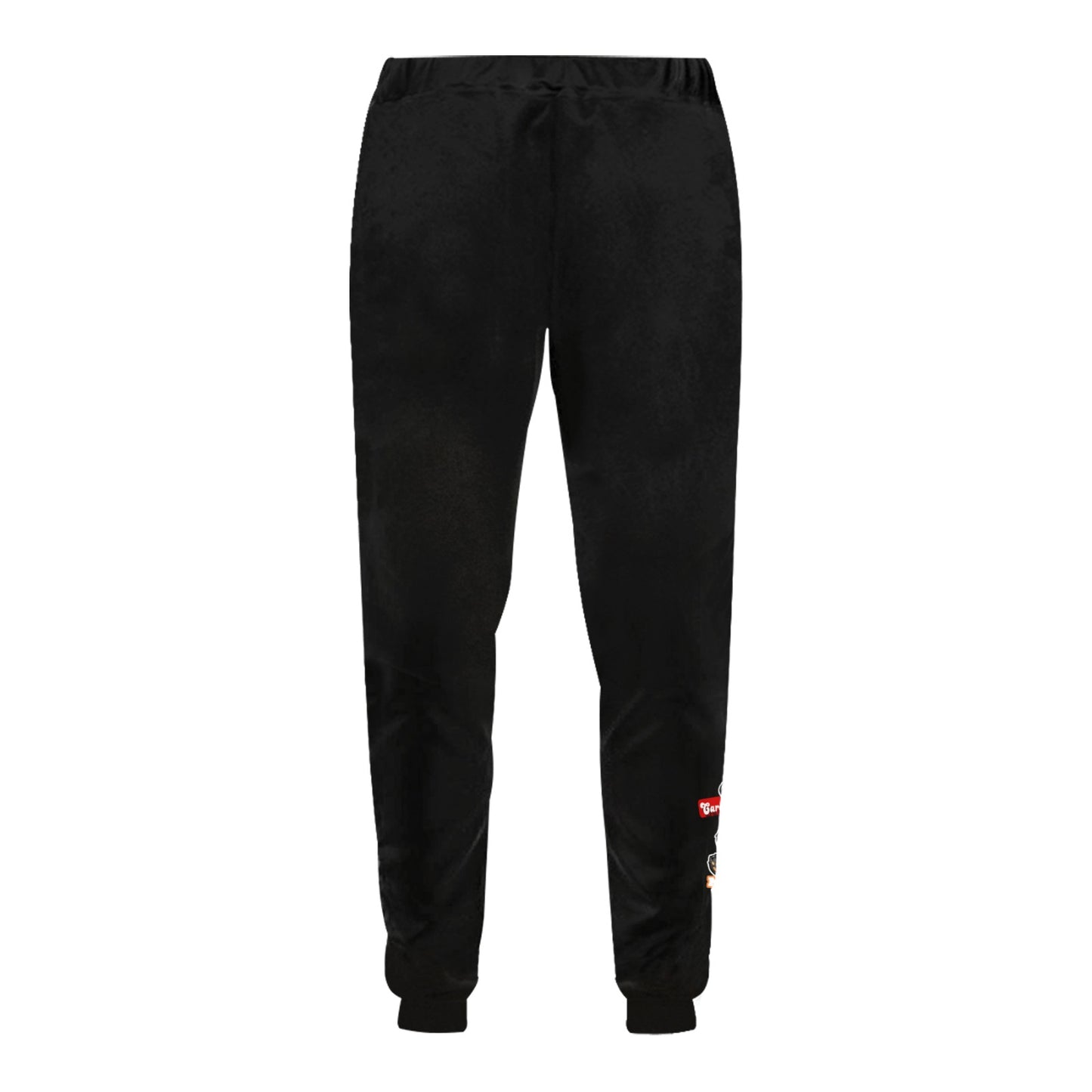 Black no settle Men's All Over Print Sweatpants (Model L11)